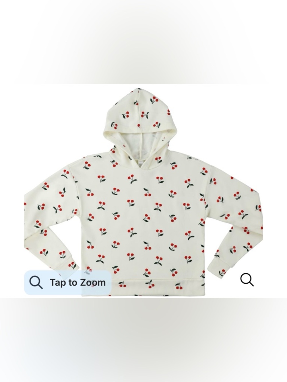 5 & Below Juniors Cherry Fleece Hoodie